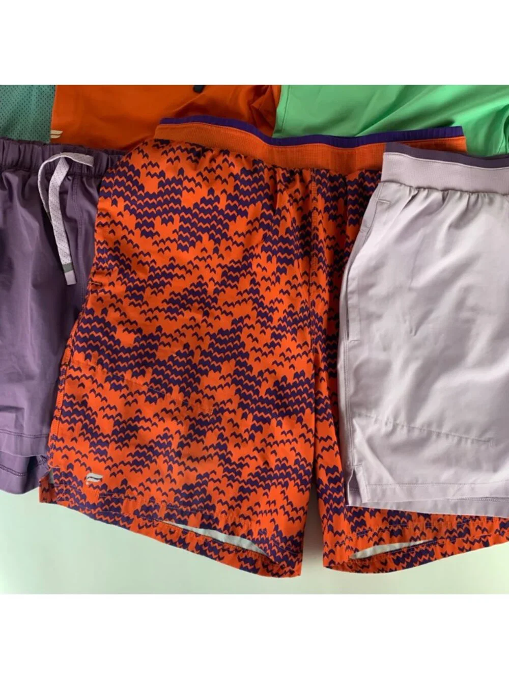 Lot of 6 Fabletics Multicolor Athletic Shorts Mens Large